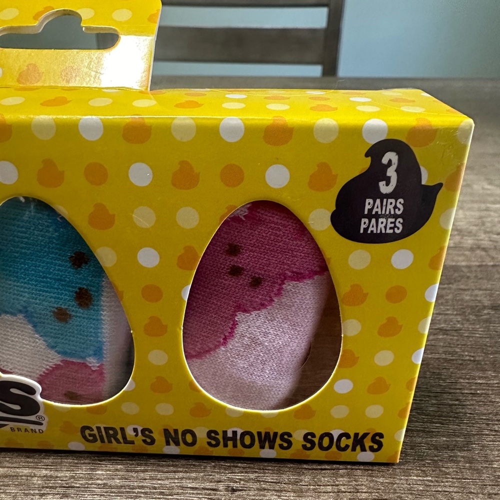 Peeps Girls Easter No Show Socks 3 pairs
Size S/M 9-2.5 - Picture 4 of 5